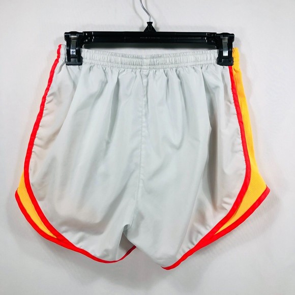 NIKE Running Shorts Women's Size S White Pink Dri-Fit W/ Interior Brief Lining - Picture 3 of 8